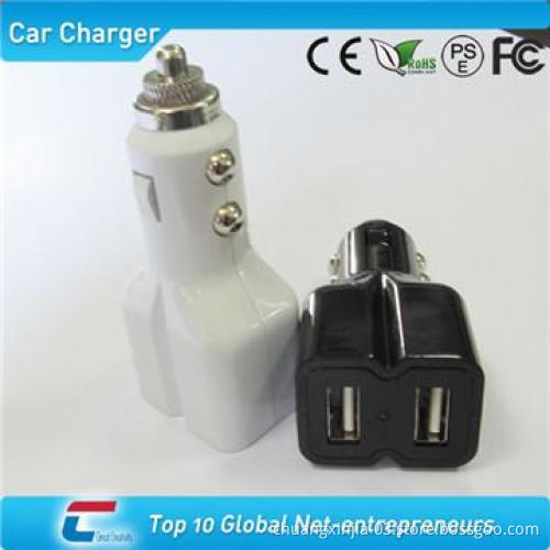Car battery charger for mobile phone with dual usb output